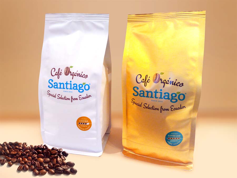 Kava Santiago coffee packaging 2021